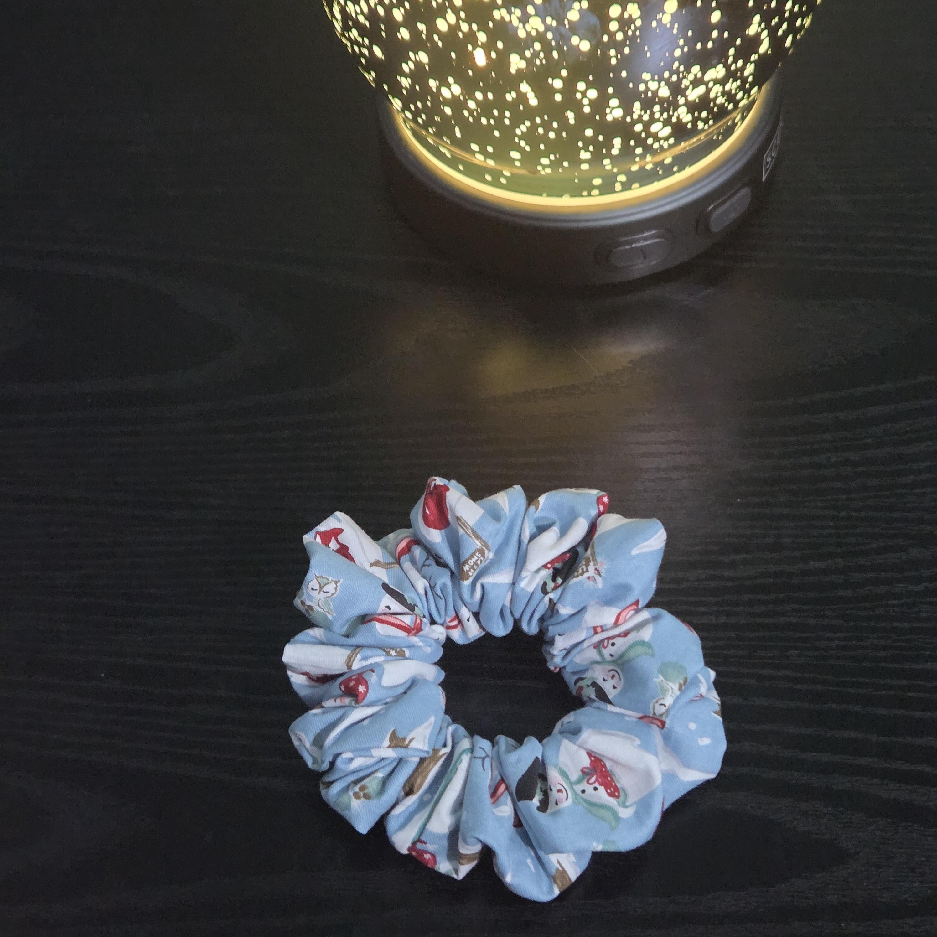 Handmade Cotton Christmas Scrunchies