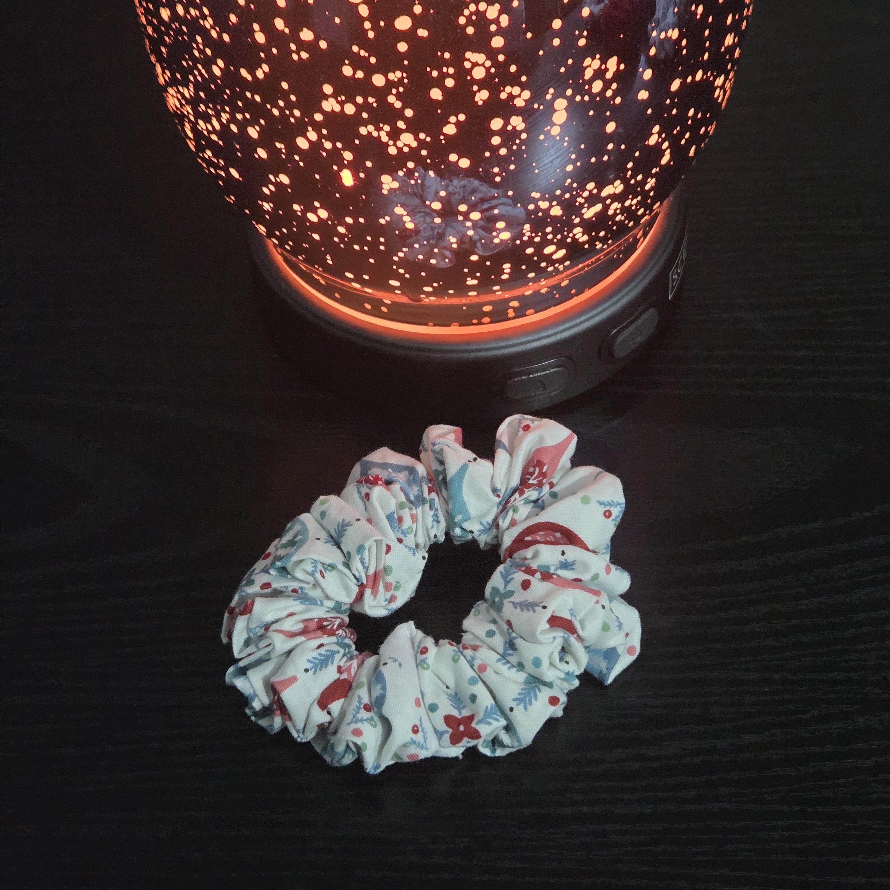 Handmade Cotton Christmas Scrunchies